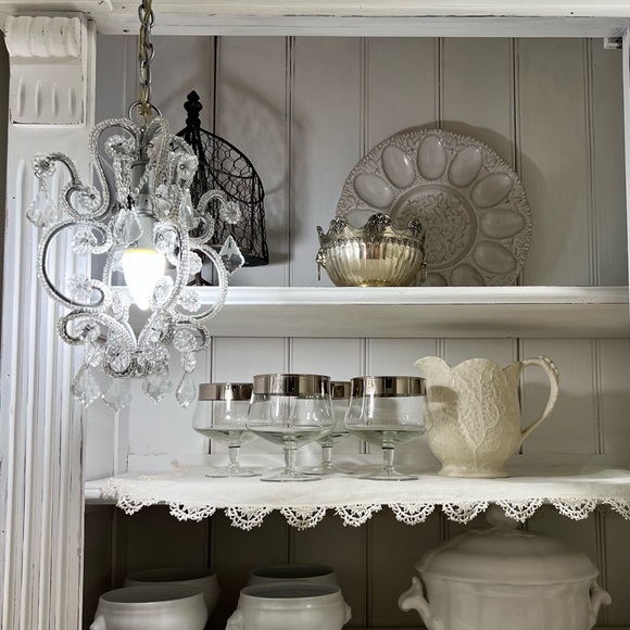 Hanging Chandelier Jewel Beaded Ceiling Pendant Light Shade - Picture 4 of 16